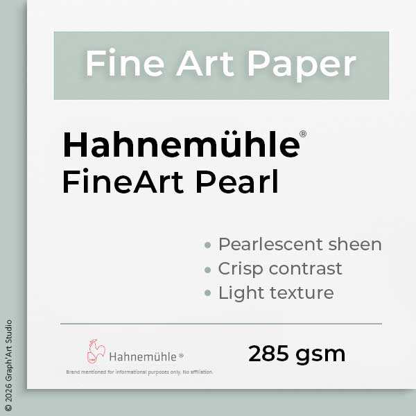 Fine Art Paper - Hahnemühle FineArt Pearl - 285 g/m²