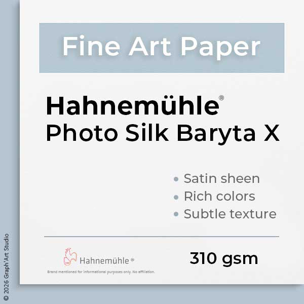 Fine Art Paper - Hahnemühle Photo Silk Baryta X - 310 g/m²